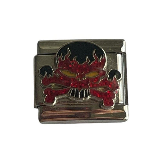 Flame Skull & Bones
