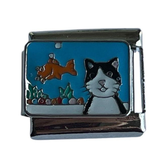 cat and fish